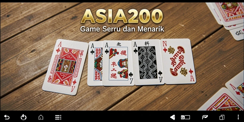 Tampilan gameplay seru dalam ASIA200 dengan domino.