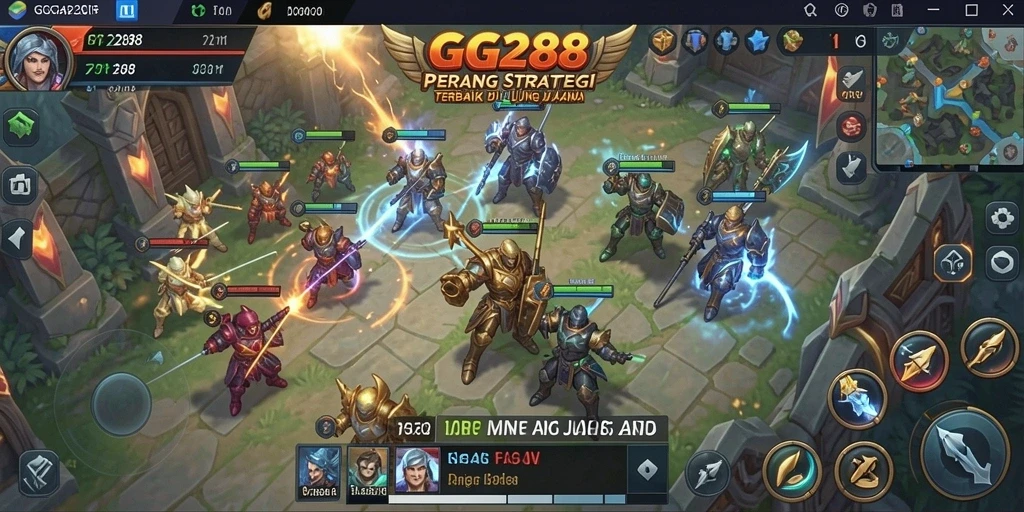 Tampilan gameplay GG288 yang mendebarkan dan penuh taktik.