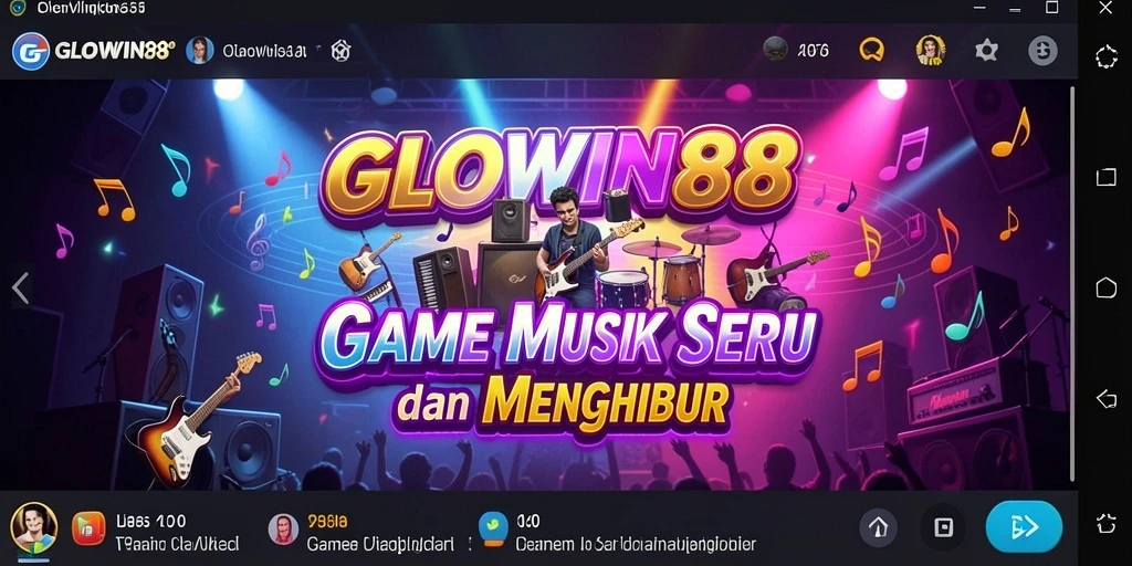 Tampilan antarmuka gameplay GLOWIN88 yang interaktif dan menyenangkan.