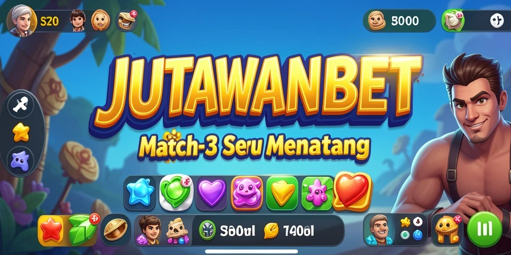 Tampilan gameplay JUTAWANBET yang seru dan penuh warna.