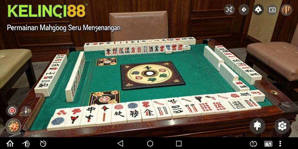 Tampilan gameplay Mahjong yang seru dan mengasyikkan di KELINCI88.