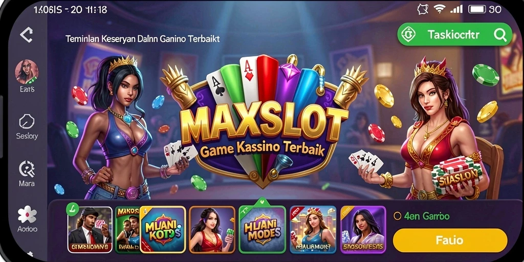 Screenshot gameplay Kasino MAXSLOT yang seru dan mengasyikkan.
