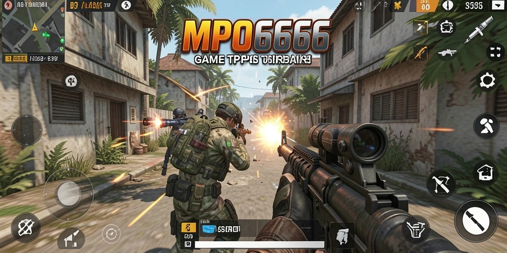 Tampilan gameplay MPO666 yang intens dan mendebarkan saat tempur.