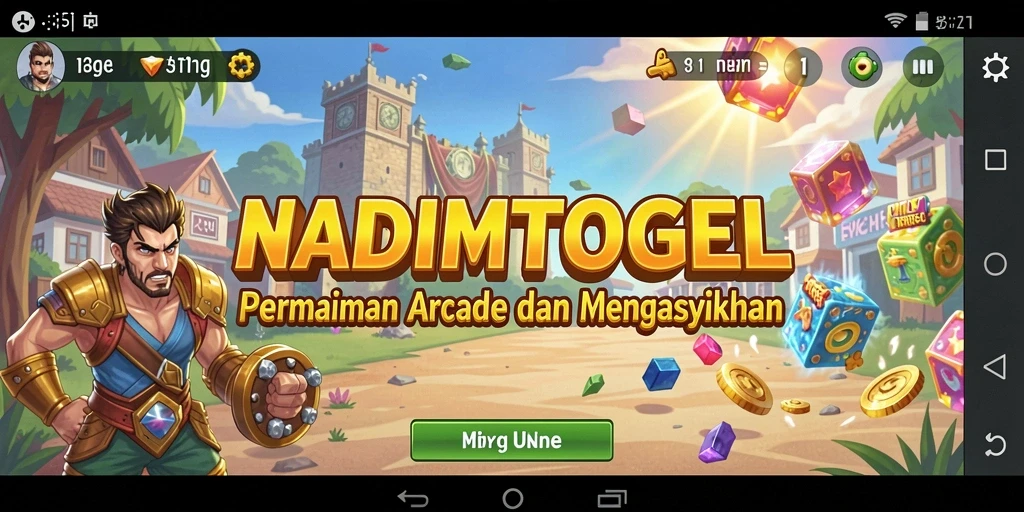 Tangkapan layar NADIMTOGEL menampilkan aksi seru dalam gameplay arcade yang memukau.