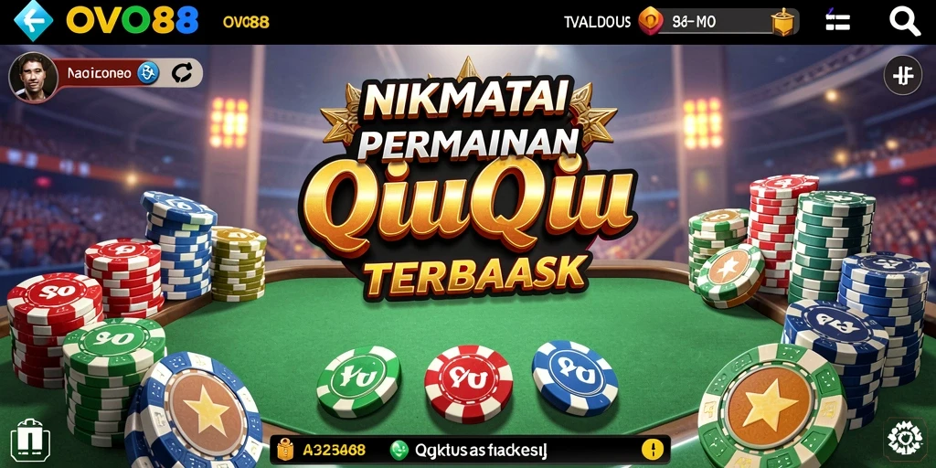 Screenshot OVO88 menampilkan gameplay seru QiuQiu.