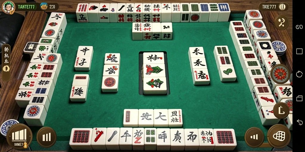 Tampilan menarik dari gameplay Mahjong di TANTE777.
