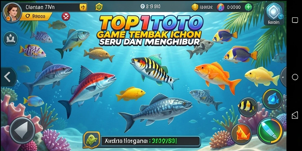 Gameplay seru menembak ikan dalam TOP1TOTO.