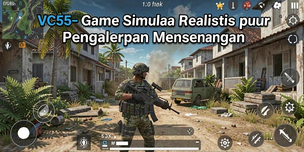 Gameplay VC55 menampilkan simulasi yang menarik dan interaksi pemain.